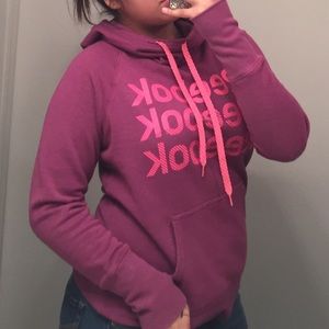 cowl neck reebok hoodie